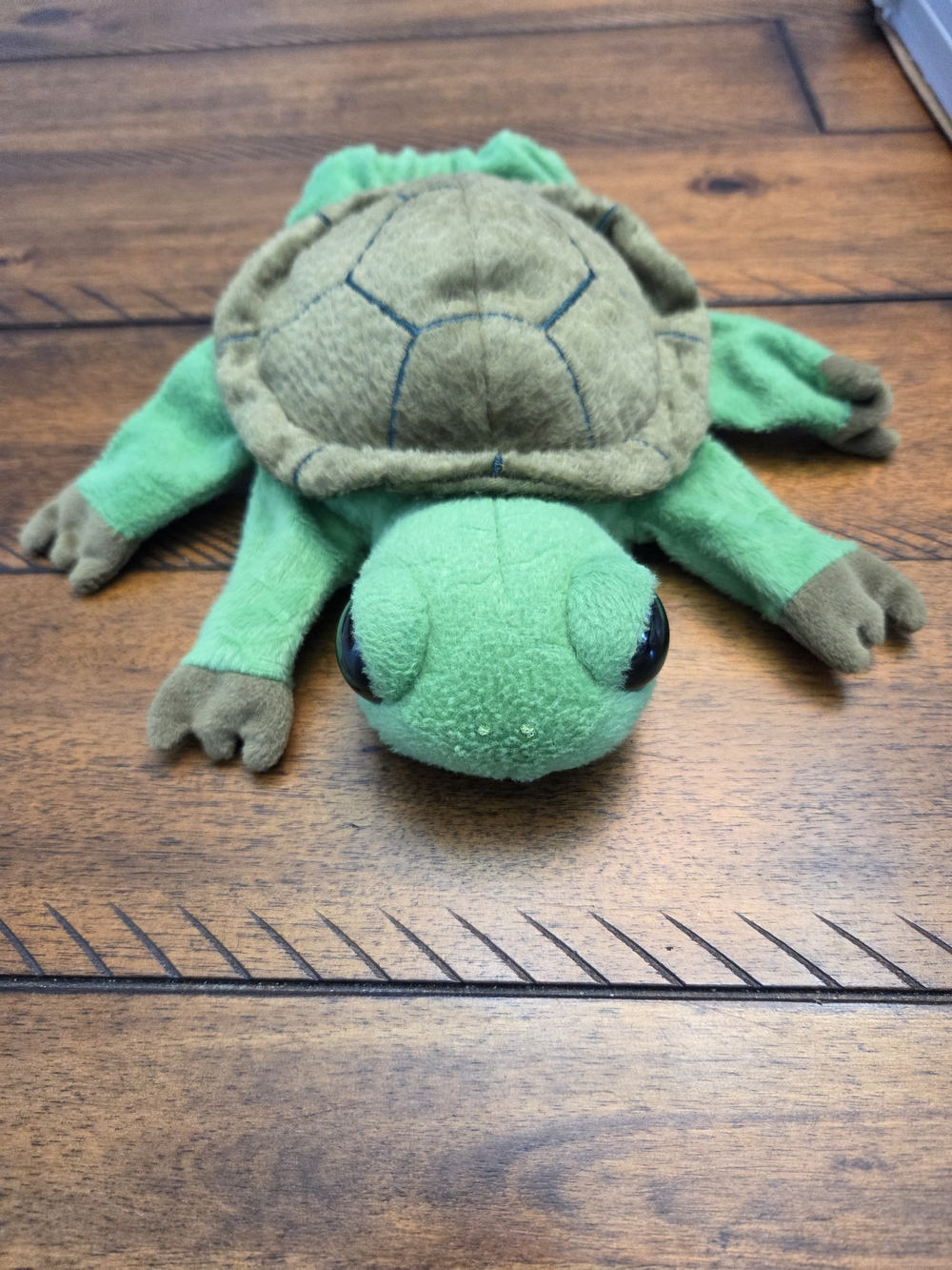 Caltoy Plush Green Frog Hand Puppet